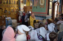 Молебен на начало учебного года в воскресной школе при Владимирском храме города Арзамаса