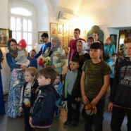 8 мая 2018 года в Воскресной школе при Воскресенском соборе молитвенно почтили память усопших воинов Великой Отечественной войны.