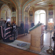 Митрополит Георгий совершил литургию Преждеосвященных Даров в арзамасском Спасо-Преображенском монастыре