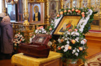 В Арзамасе встретили ковчег с частицей мощей святого праведного Феодора Ушакова