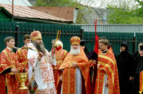 Митрополит Георгий совершил Божественную литургию на Арзамасском подворье Дивеевского монастыря