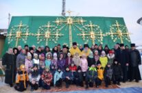 Учащиеся Арзамасской православной гимназии приняли участие в чине освящения крестов на Спасо-Преображенский собор.