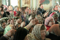 В Вербное воскресенье в храмах благочиния города Арзамаса прошли торжественные богослужения